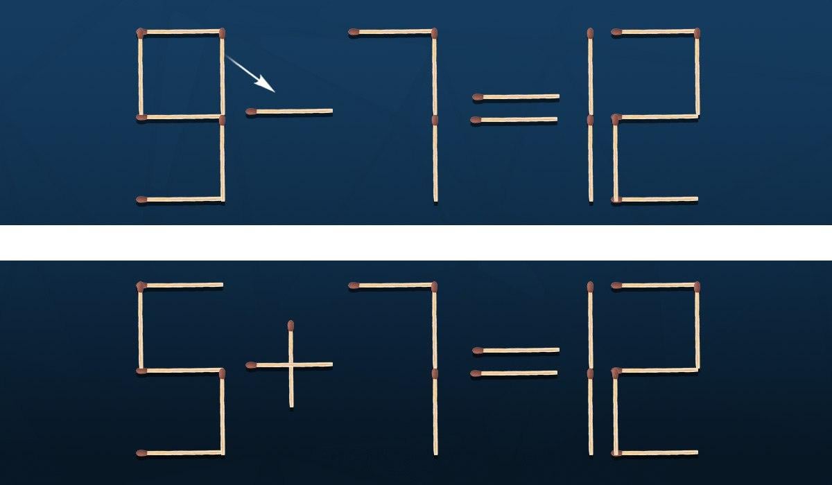 Een puzzel voor genieën: je hoeft maar één lucifer te verplaatsen om een fout te herstellen