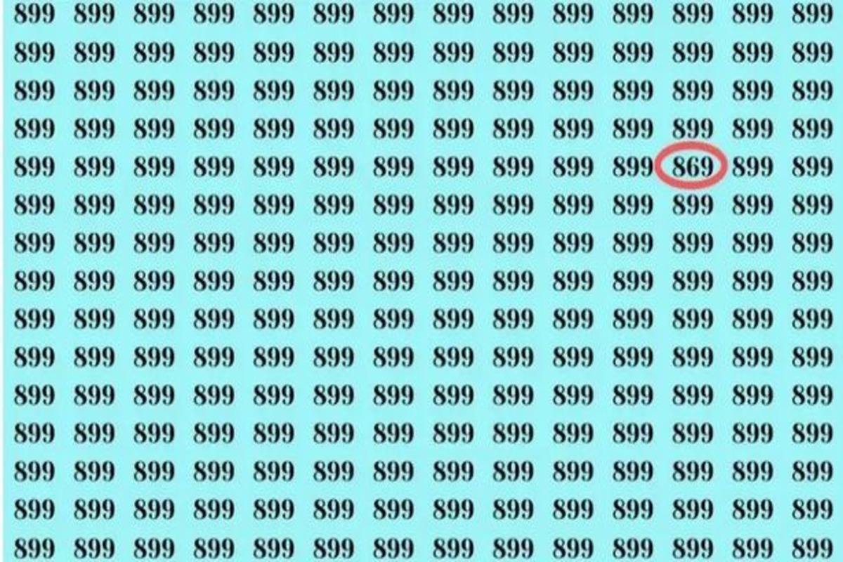 Eén getal is anders dan de rest