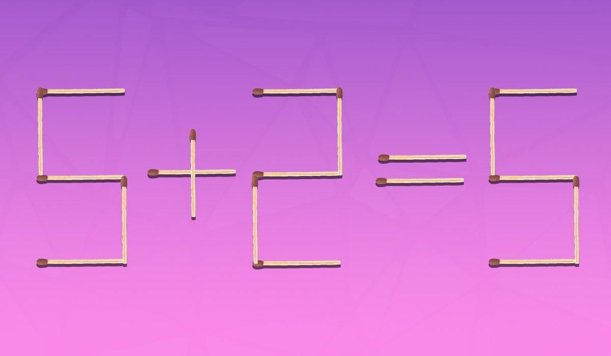 Welke van de 19 lucifers moet worden verplaatst om de gelijkheid correct te maken: een IQ-test