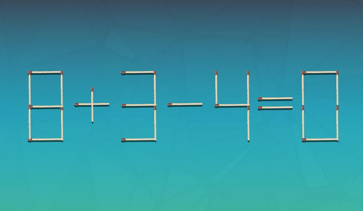 98% van de mensen kan geen luciferdoosjespuzzel oplossen: alleen genieën kunnen het