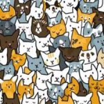 Een puzzel voor mensen met een scherp gezichtsvermogen: vind het konijn tussen de katten in 11 seconden Een puzzel voor mensen met een scherp gezichtsvermogen: vind het