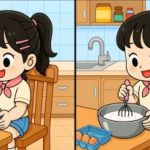 IQ-test: vind 3 verschillen in de foto van het testmeisje